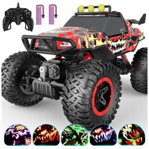 NQD Carrinho de Controle Remoto Off Road Recarregável via USB, Tração 4 x 4, Idade Recomendada 8