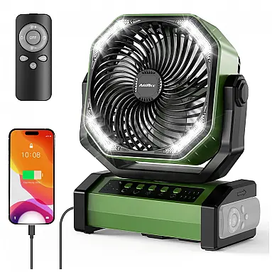 Ventilador Portátil Recarregável com Bateria