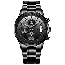 Relógio Masculino Analógico Automático, CRRJU CJ2214GR BK, Preto