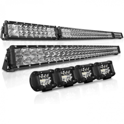 Farol de Milha LED Off Road 35000LM 6500k 132x81x10cm Feixe Combinado Osram 10 50V