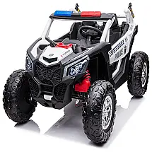 Sopbost Carro, Carrinho Elétrico 2 Assentos 12V, com Luzes de LED, MP3, Vermelho