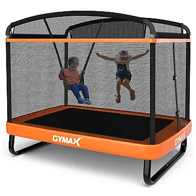 GYMAX Cama Elastica Infantil com