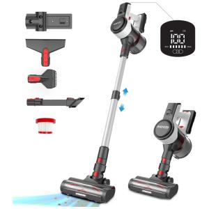 Aspirador de Pó sem Fio 4 em 1 Potente 250W 25 kpa até 50 Min de Ação, 110v, EVEREZE EVC3001, Cinza