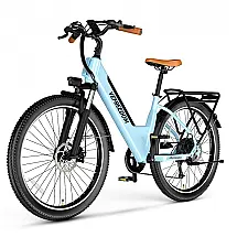Bicicleta Elétrica Cityrang 2.0, Motor Brushless 1000W, Bateria 48V 720Wh, Autonomia 112 km, Suspensão Ajustável, Freios a Disco, 7 Marchas