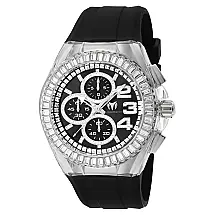 Relgio masculino TechnoMarine Cruise Glitz - 45 mm. Preto ZG-TM-121006