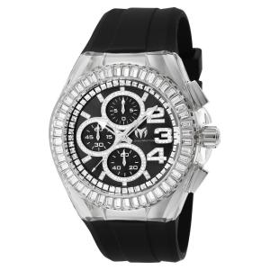 Relgio masculino TechnoMarine Cruise Glitz - 45 mm. Preto ZG-TM-121006