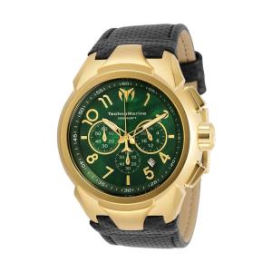 Relógio Masculino de Quartzo Sea Dream, Mostrador Oyster Madrepérola e Metal, Invicta TM718006, Preto, Dourado e Verde