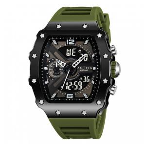 Relógio Digital Masculino Activa X Invicta 44.3mm, Verde Militar ACW2398006
