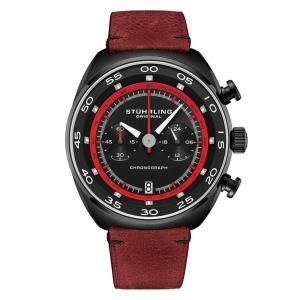 Relógio Masculino Stuhrling Torero 894.04 Quartzo 44mm com Cronográfo, Vermelho