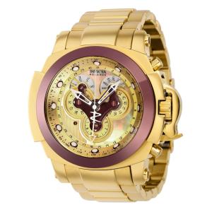 Relógio Masculino Invicta Reserve Man of War com Mostrador Madrepérola, Ouro 38206