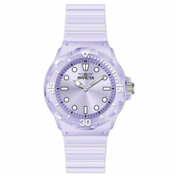 Relógio Feminino Invicta Celestial 35mm, Transparente, Roxo 49206