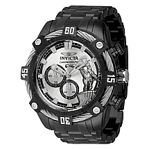 Relógio Masculino Analógico de Quartzo 52mm, Invicta Marvel Silver Surfer 41306, Preto