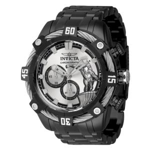 Relógio Masculino Analógico de Quartzo 52mm, Invicta Marvel Silver Surfer 41306, Preto