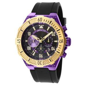 Relógio Masculino com Pulseira de Silicone, Invicta Aviator , Preto 40506