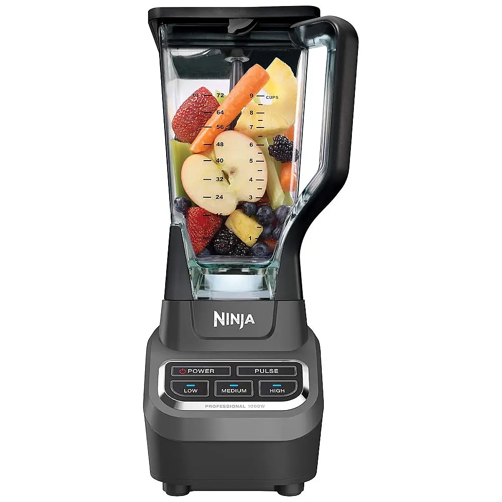 Liquidificador Ninja BL610 Professional 1000W 2,1L Trituração Total Preto 120V