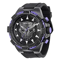 Relgio masculino Marvel Pantera Negra - 50,5 mm. Preto 36606