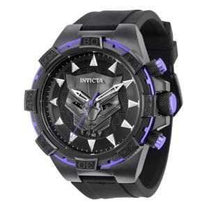 Relgio masculino Marvel Pantera Negra - 50,5 mm. Preto 36606