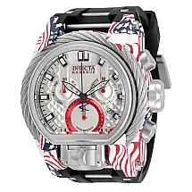 Relógio Masculino Reserve Bolt Reserve Bolt Zeus Magnum, Invicta 32806, Preto e Prata