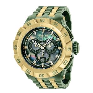 Relgio masculino Ripsaw Swiss Ronda 5050.C calibre com mostrador em madreprola - 54 mm. Ouro. Menta 38806