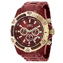 Relógio Masculino Analógico de Quartzo 51mm, Invicta Pro Diver 40906, Vermelho