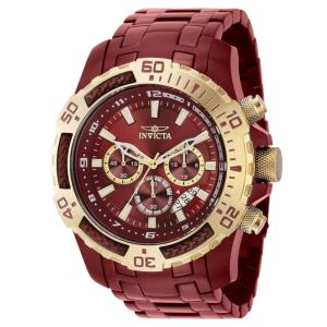 Relógio Masculino Analógico de Quartzo 51mm, Invicta Pro Diver 40906, Vermelho