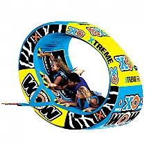 World Boia Rebocável Aquática para 3 Pessoas, WOW SPORTS, Azul