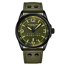 Relógio Masculino Stuhrling 447A.06 Quartzo 44mm, Verde