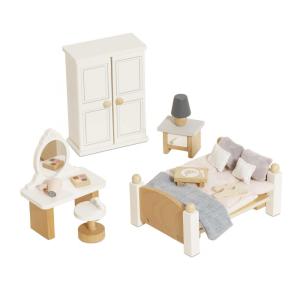 Conjunto de Acessórios Para Casinhas de Bonecas, Móveis de Madeira Para Meninas e Meninos, Ideal Para Crianças a Partir de 3 Anos Le Toy Van