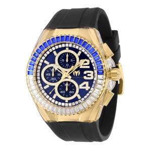Relgio masculino TechnoMarine Cruise Glitz - 45 mm. Preto ZG-TM-121016