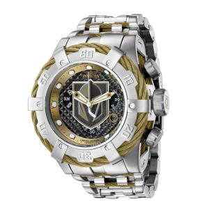 NHL Vegas Golden Knights Relgio masculino calibre Ronda Z60 suo - 53 mm. Ao. Marrom 42016