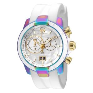 TechnoMarine UF6 Swiss Ronda 5020.B Relgio masculino calibre com mostrador em madreprola - 45 mm. Branco TM-615016