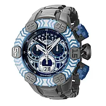 Relógio Masculino Reserve, Invicta 39016, Cinza Escuro e Azul