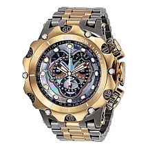 Relógio Masculino Venom com Mostrador Madrepérola, Invicta 31116, Prata e Bege