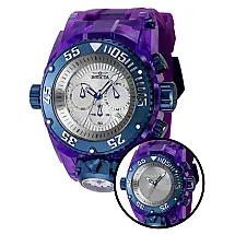 Relgio masculino com obturador Bolt Zeus Magnum - 52 mm. Roxo. Azul Escuro 43116