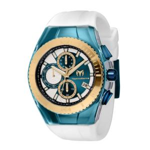 Relgio masculino original TechnoMarine Cruise - 44,5 mm. Branco TM-121216
