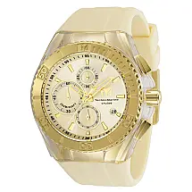 Relógio TechnoMarine Cruise Star Masculino - 45mm. Champanhe TM-115216
