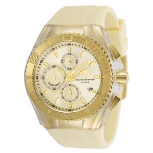 Relógio TechnoMarine Cruise Star Masculino - 45mm. Champanhe TM-115216