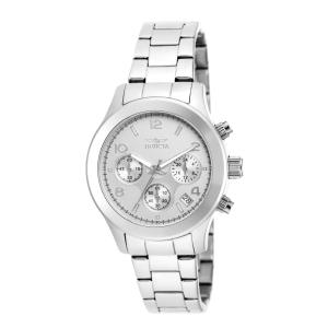 Relógio Feminino de Quartzo Angel, Invicta ZG19216, Prata