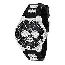 Relógio Feminino Aviator, Invicta 37316, Preto e Prata