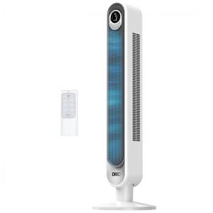 Ventilador de Torre Sem Lâminas com 4 Modos, 6 Velocidades, Silencioso, Temporizador de 12H, Display LED, Controle Remoto, 110V, Dreo