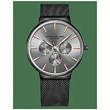 Relógio Masculino Stuhrling Monaco 3931 Quartzo 39mm, Preto