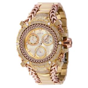 Relgio feminino Gladiador de diamante de 1,08 quilates com mostrador em madreprola - 43,2 mm. Ouro. Ouro Rosa 41416