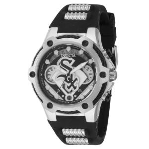 Relgio unissex MLB Chicago White Sox - 40 mm. Ao. Preto 43516