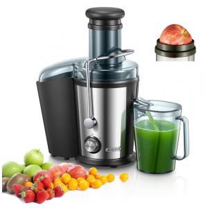 Centrífuga de Frutas 1,1L com Escova, 2 Velocidades e Anti Gotejamento, 110V 800W, Juilist, Prata