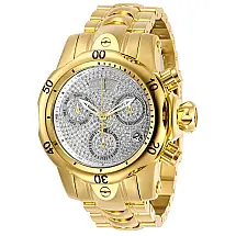 Relógio Feminino Reserve Venom 1,16 quilates com Diamante, Invicta 28616, Dourado e Prata