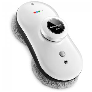 Robô Limpador de Janelas Automático com Controle Remoto, 110V, AlfaBot X6, Branco