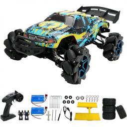 MESIXI Carrinho de Controle Remoto p, Adultos Off Road Até 50 KM, H, Escala 110, Recarregável, Azul Claro