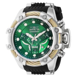 Relógio Masculino Analógico de Quartzo 58mm, Invicta SHAQ 43816, Preto e Verde