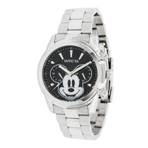 Relógio Masculino Disney do Mickey Mouse, Invicta 37816, Prata e Preto Edição Limitada