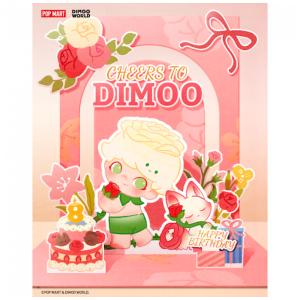 Pôster de Aniversário Dimoo Over 59 Gift da Pop Mart Caixa Surpresa